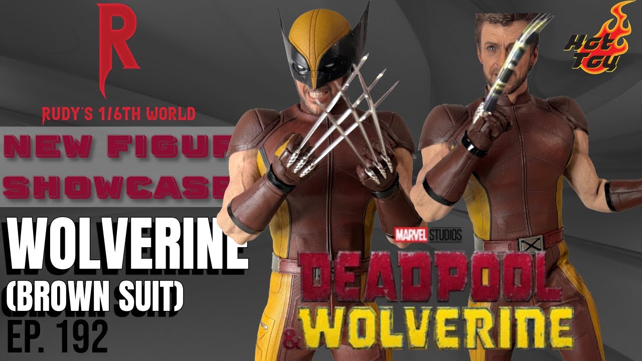HOT TOYS: WOLVERINE (BROWN SUIT) (DEADPOOL & WOLVERINE): NEW FIGURE SHOWCASE (EP.192) #hottoys #mcu