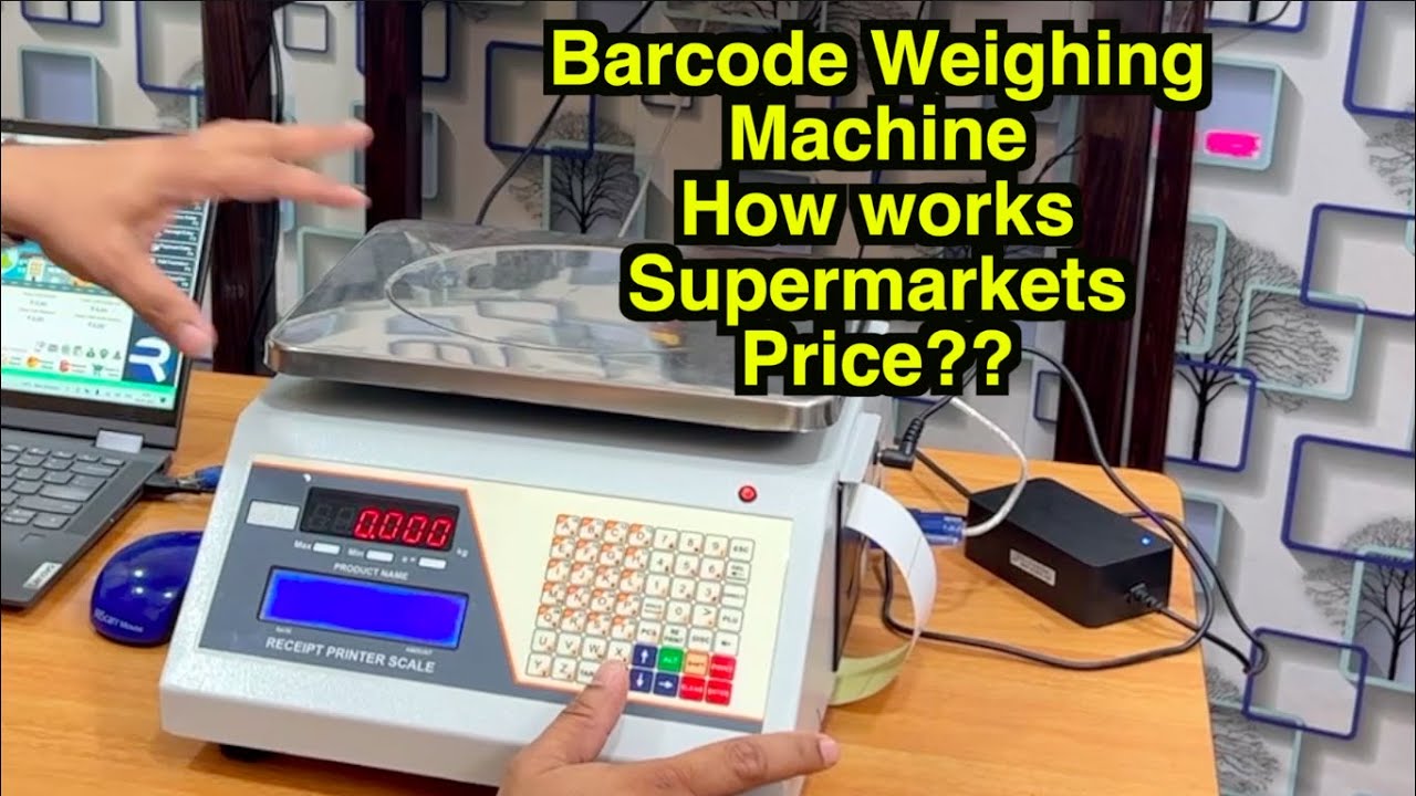 Barcode Weighing Machine With Billing Software for Retail Shop Billing Software