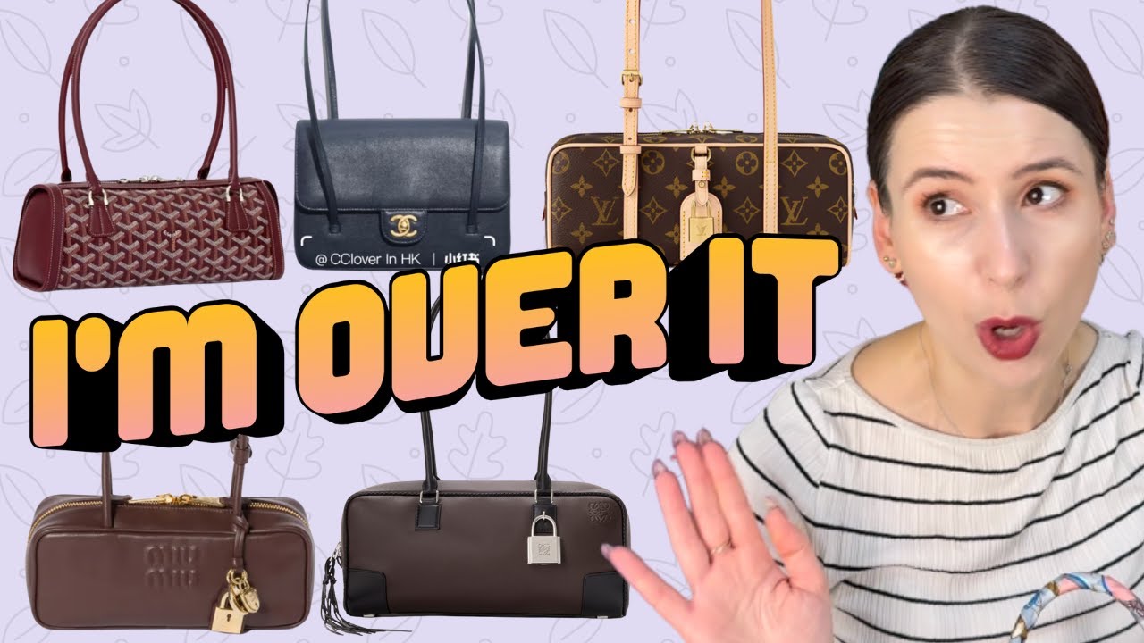 Узкие сумки через плечо в моде 🔥 Goyard Bonbonniere, Prada Bonnie, Chanel Preppy Coco, Loewe Amaz...
