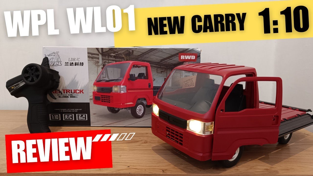 RC Suzuki New Carry WPL WL01 Upgrade Dari D12 D22 PINTU BISA DIBUKA I Remote Control Car Full Propo