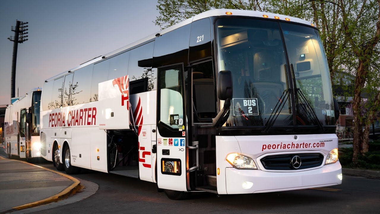 Driving the Mercedez-Benz Tourrider Bus in a Convoy