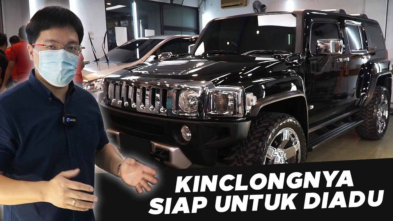 BIKIN MOBIL MAFIA JADI TAMBAH SERAM - HUMMER H3 INDONESIA - COATING MOBIL SURABAYA