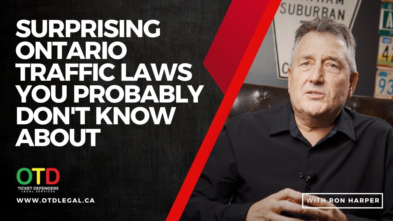 SURPRISING ONTARIO TRAFFIC LAWS YOU PROBABLY DON'T KNOW ABOUT