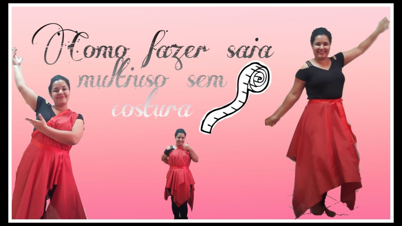 DIY - Roupa de coreografia gospel sem costura - Saia Multiuso