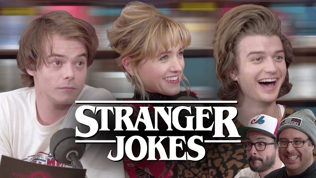 Звезды Stranger Things сталкиваются с худшими папиными шутками!