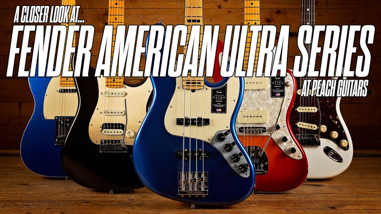 A closer look at the brand new Fender American Ultra Series at Peach Guitars