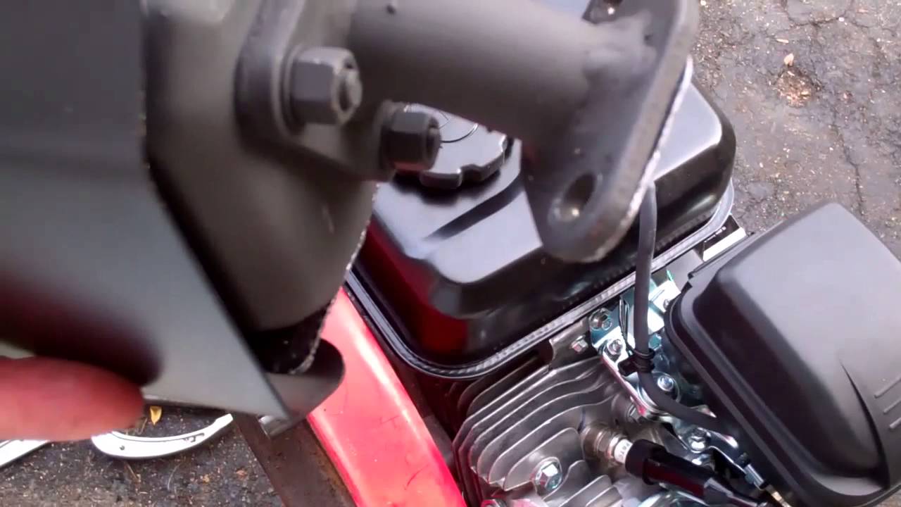REPLACING CHIPPER MOTOR WITH PREDATOR ENGINE PART1