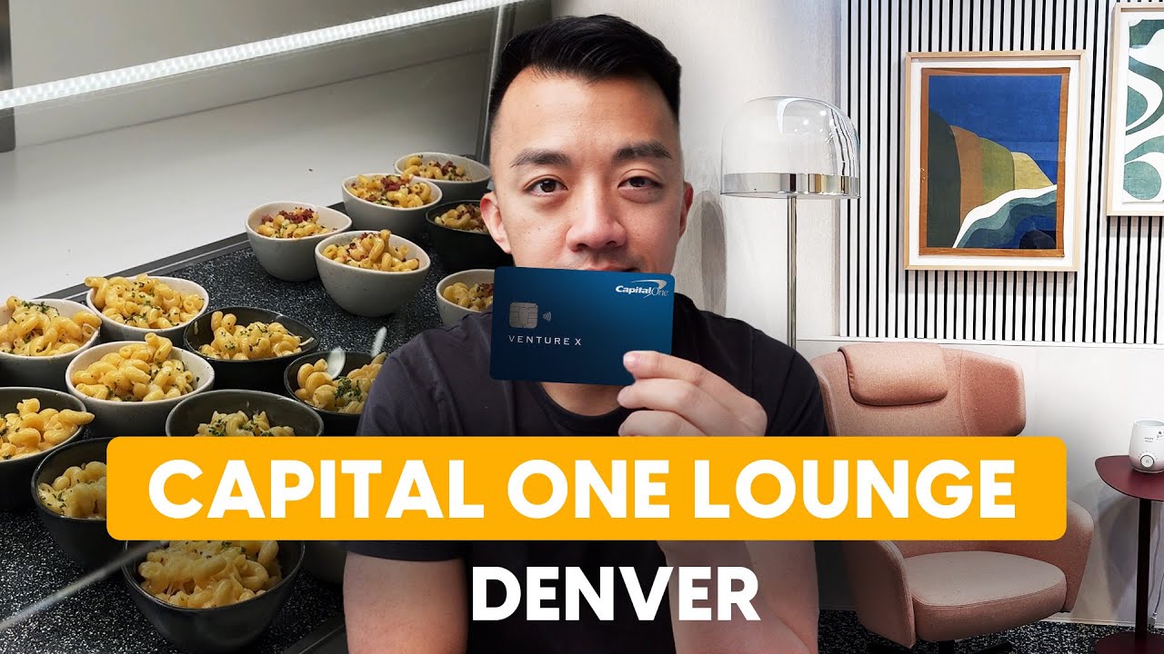 Внутри зала ожидания Capital One: аэропорт Денвера
