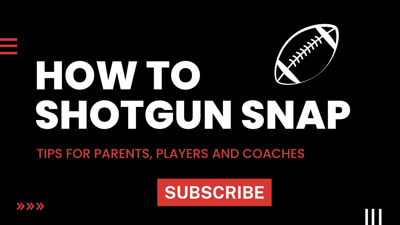 How to Shotgun Snap a Football | Shotgun Snap Football