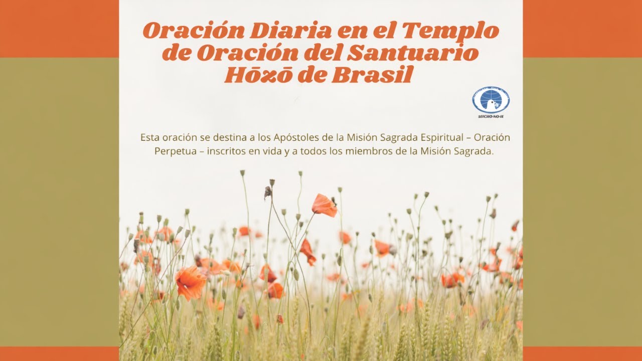 Oración Diaria en el Templo de Oración del Santuario Hōzō de Brasil