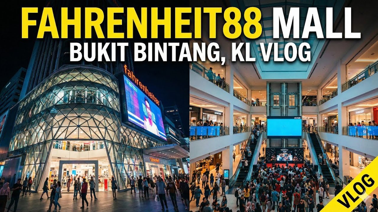 Fahrenheit88 Shopping Mall Kuala Lumpur | Bukit Bintang Malaysia Vlog 🇲🇾👈