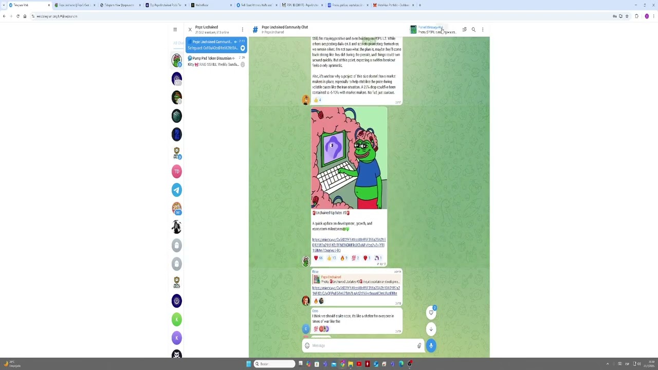 Pepe Unchained - User Experience