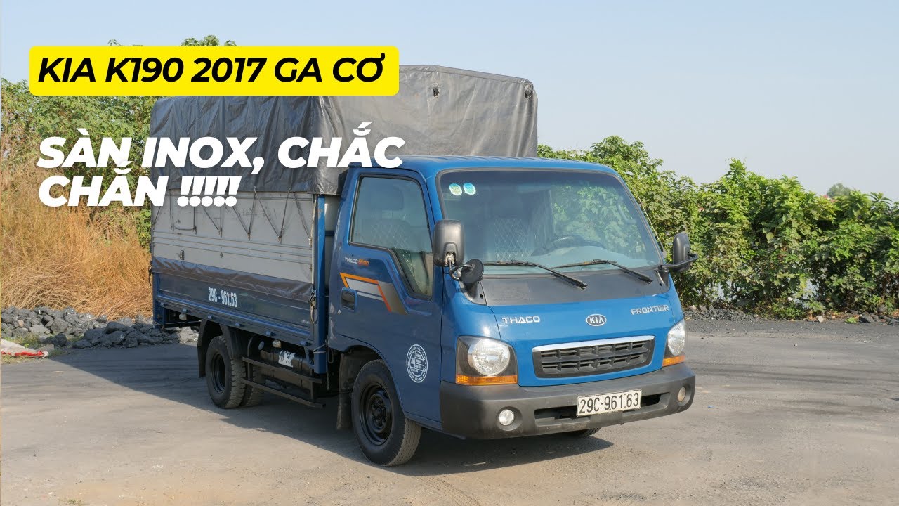 K190 2017 sàn inox chắc chắn, xe zin | Dũng Xe Tải Đông Anh