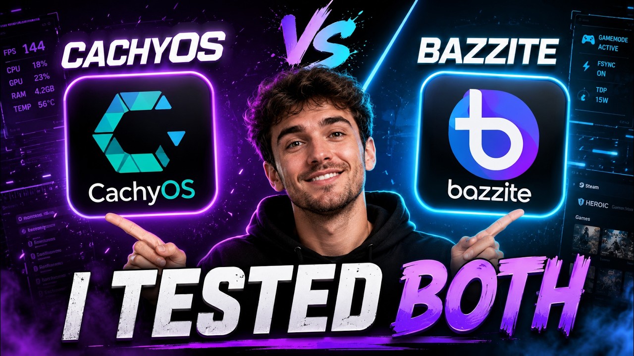 🎮 CachyOS против Bazzite &mdash; какой игровой Linux-дистрибутив лучше в 2026 году 🚀