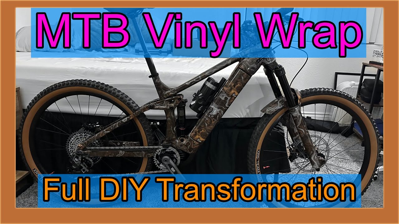 MTB Vinyl Wrap - Full DIY Transformation
