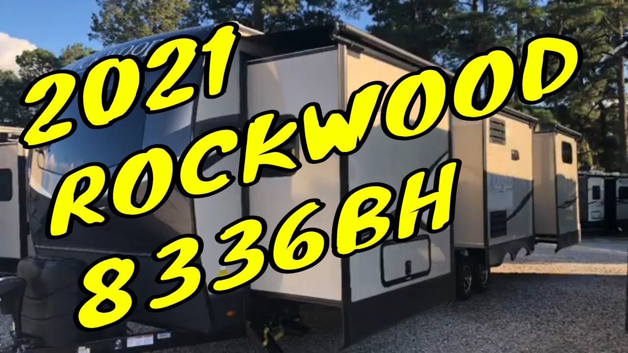 Новый туристический прицеп Forest River Rockwood Signature 8336BH 2021 года выпуска с двухъярусны...
