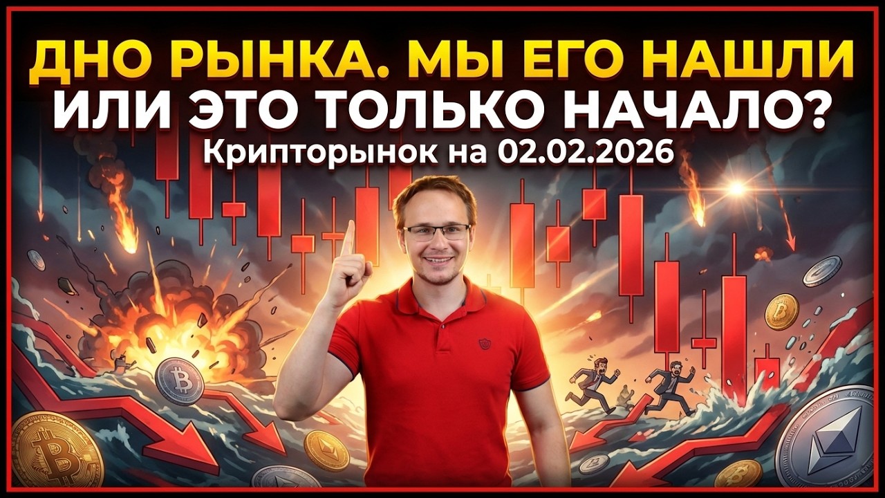🔴 ДНО РЫНКА. Мы его нашли или это только начало? Крипторынок на 02.02.2026