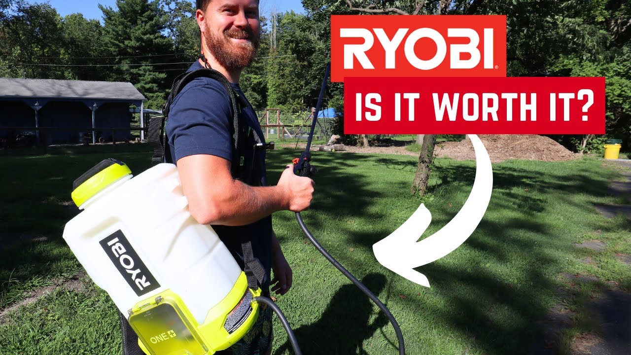 Аккумуляторный ранцевый опрыскиватель RYOBI ONE+ 18 В | ОБЗОР: стоит ли он того?