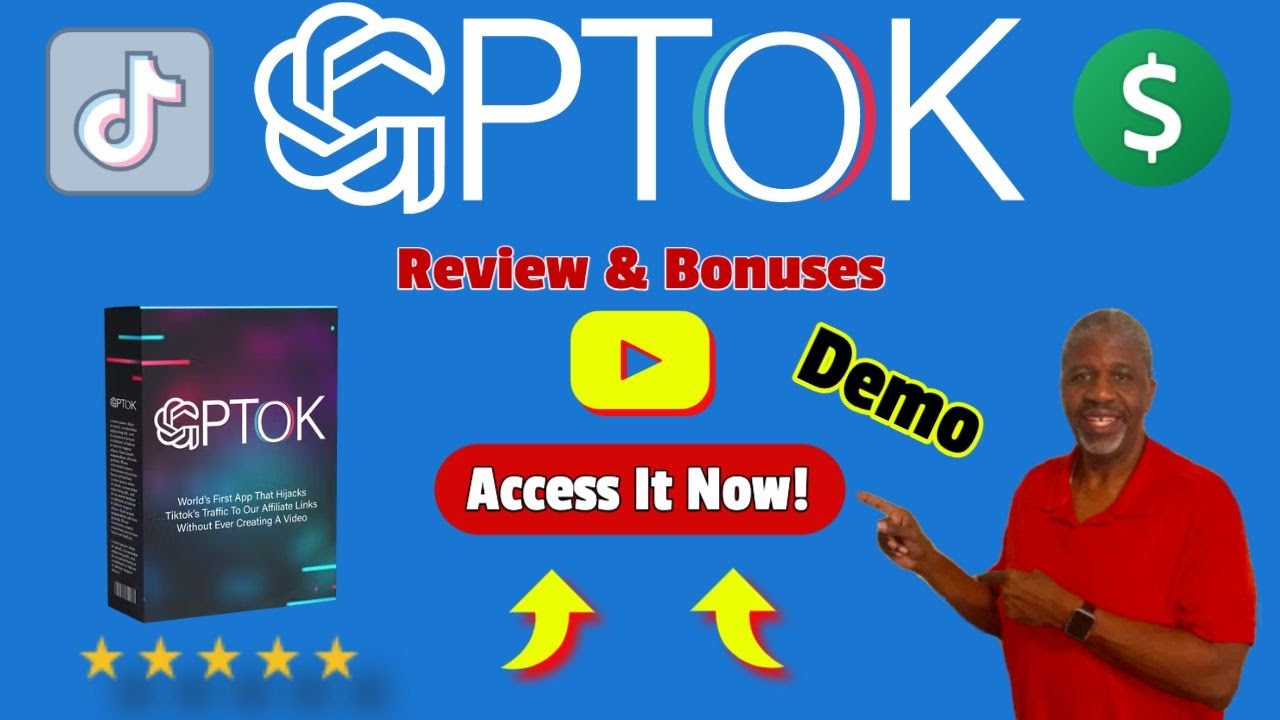 GPTok Review ⭐BONUSES 👷🏽&zwj;♀️DEMO🎁AI App Creates Viral Videos🔥