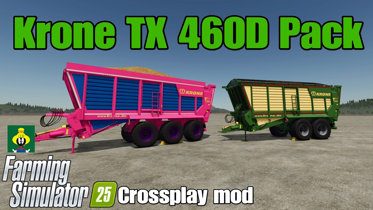 Krone TX 460D Pack / FS25 crossplay mod