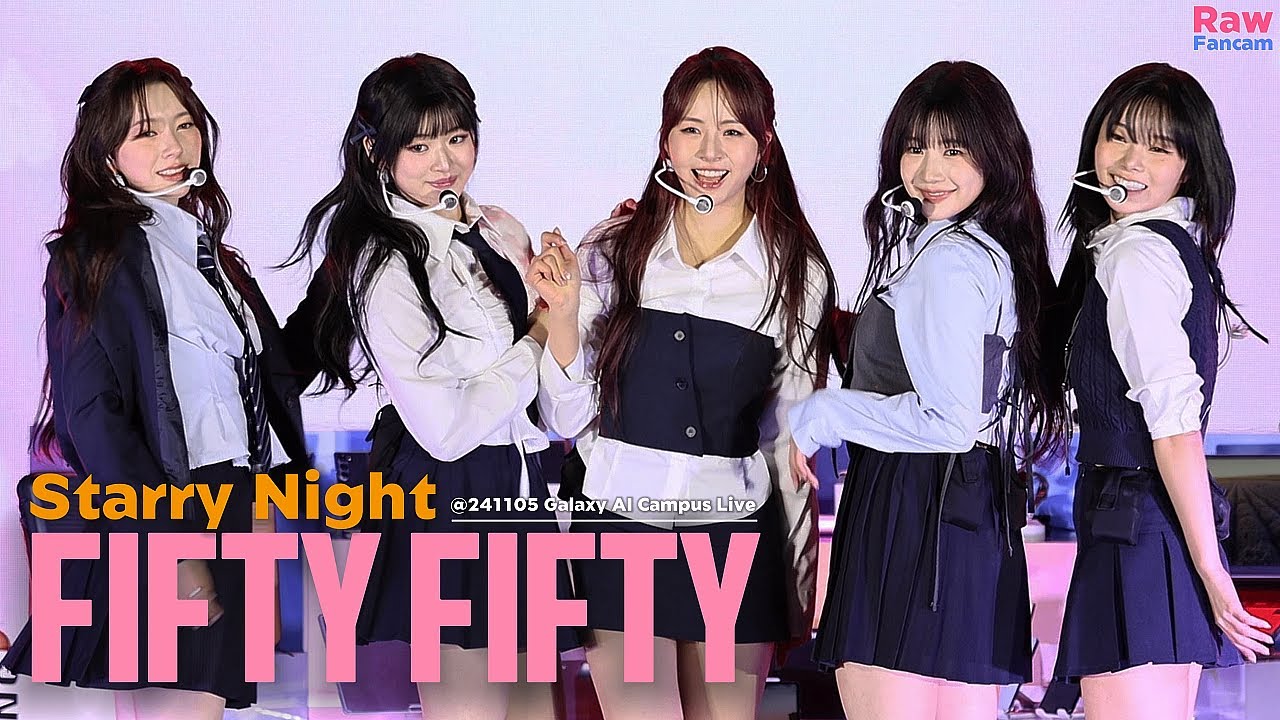 FIFTY FIFTY ♬Starry Night @241105 Galaxy AI Campus Tour Live #피프티피프티 #고려대 #FIFTYFIFTY #Starry Night