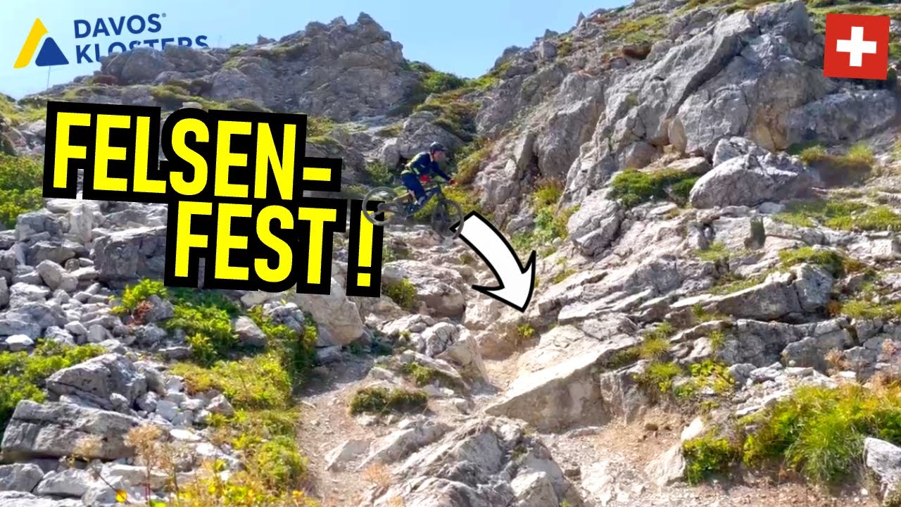DAVOS KLOSTERS Gotschnagrat: Signal-Trail ⚫ zum Gotschnaboden / Mountainbike MTB Schweiz Enduro