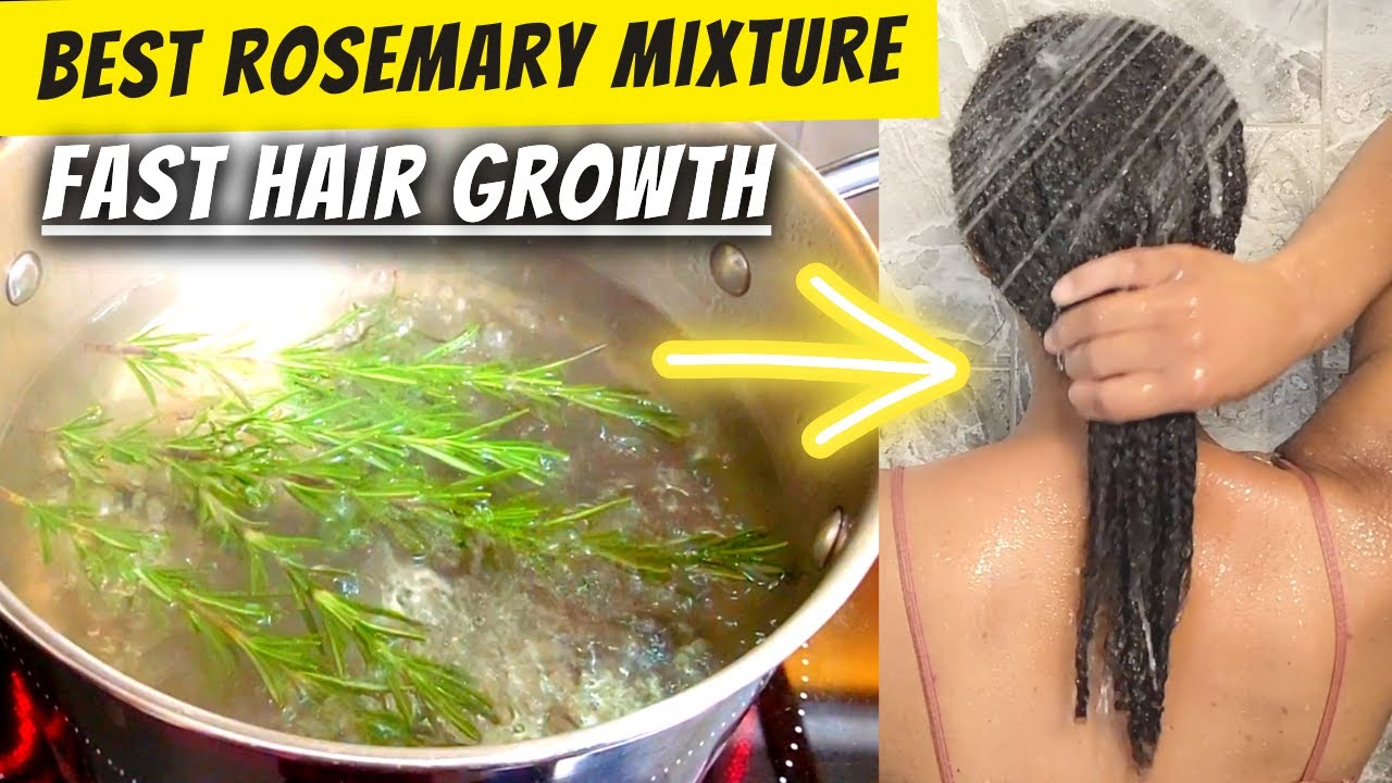DIY Best Rosemary Water For Fast Hair Growth - Don't rinse out
