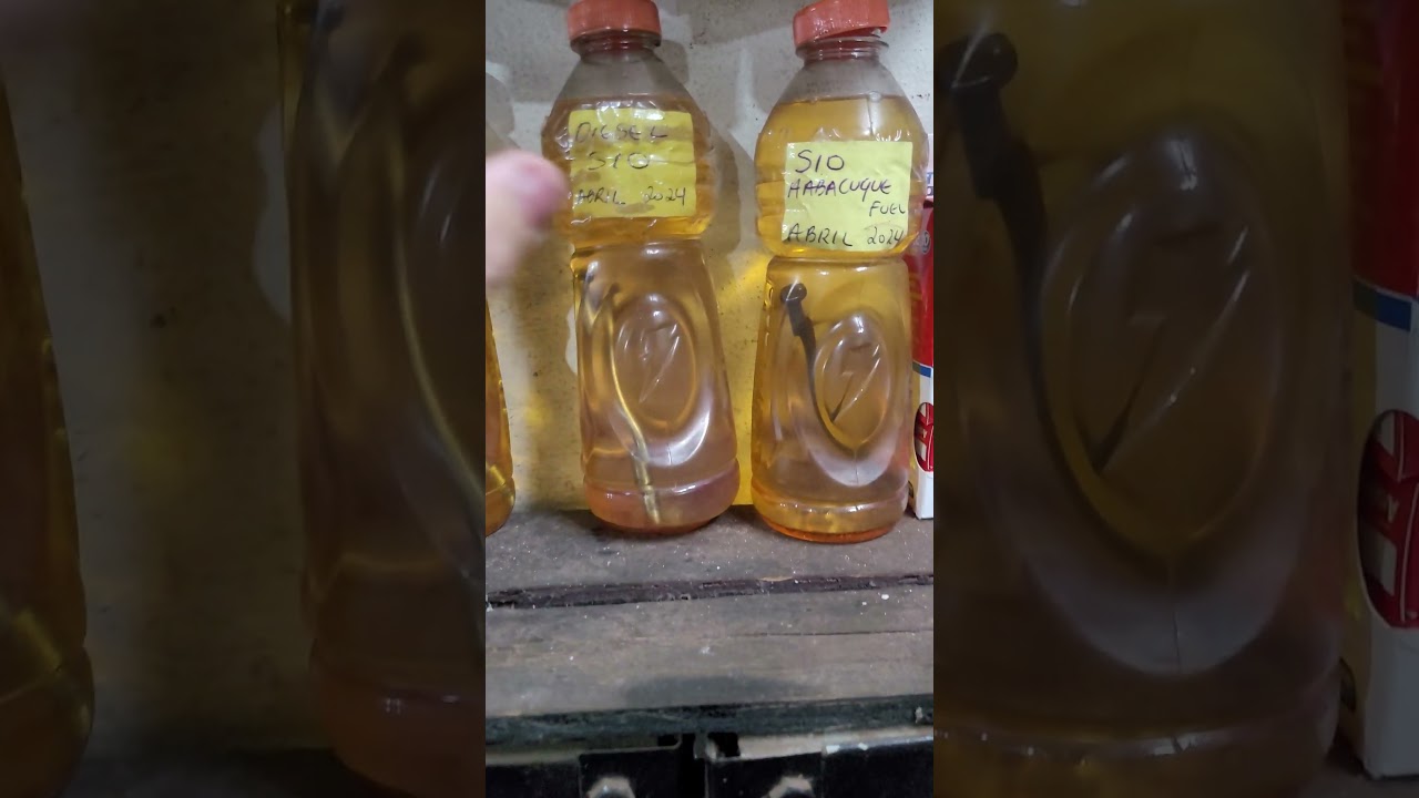 Teste aditivo no &oacute;leo diesel s-10 , depois de 9 meses #aditivo #oleodiesel #bardhal