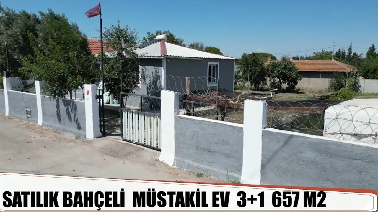 (Satış dışı) Bahçeli Müstakil Ev 657m2 arsa içinde 3+1 120m2