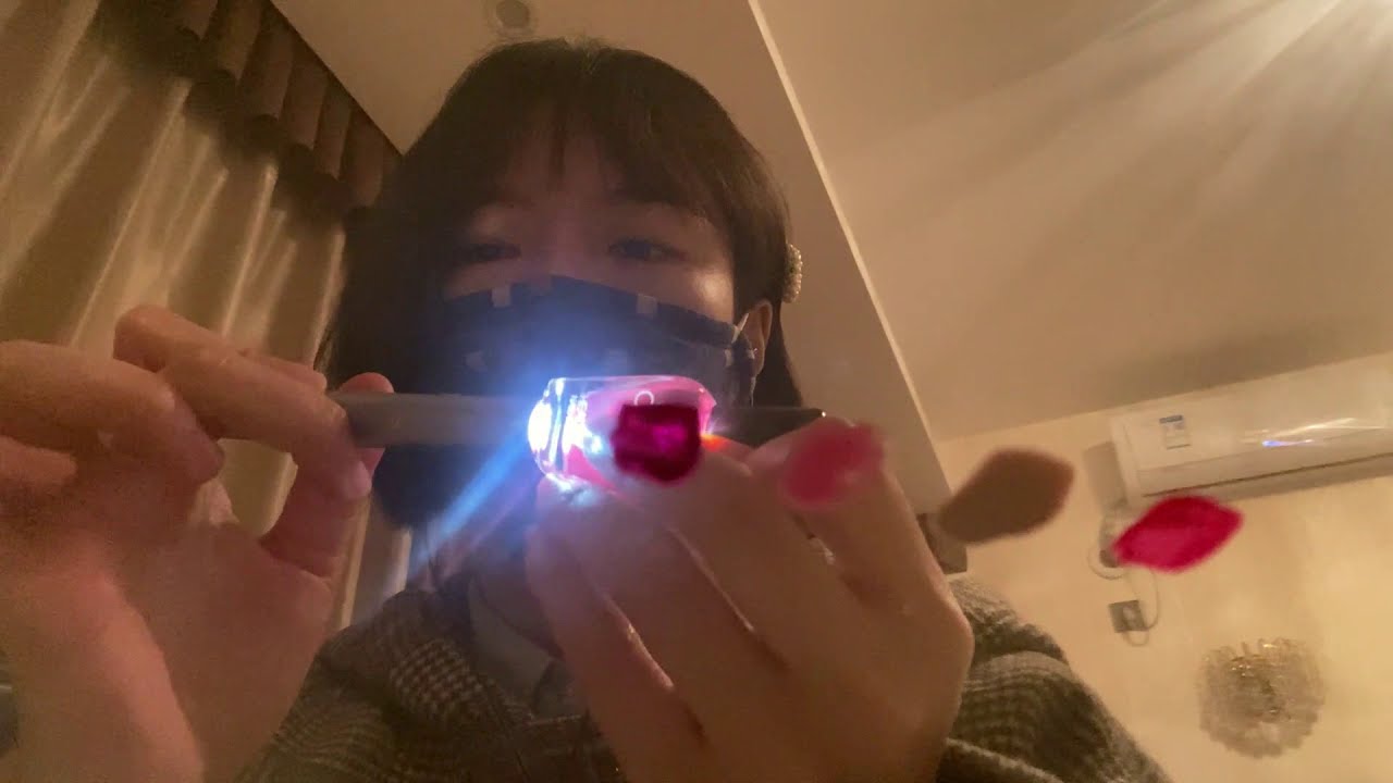 Inaudible ASMR | Nailpolish Application | Unintelligible whispers