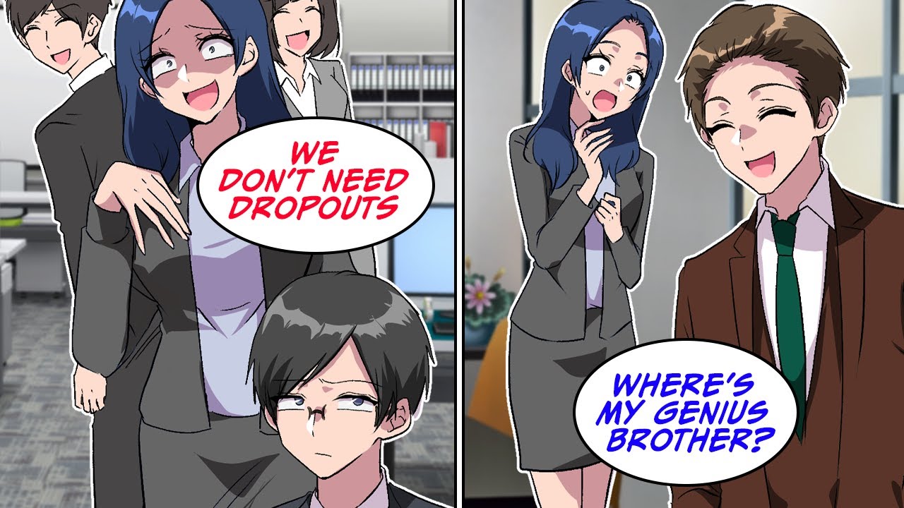 【RomCom】I joined a new company but I was turned away after they found out I was a dropout【Manga Dub】