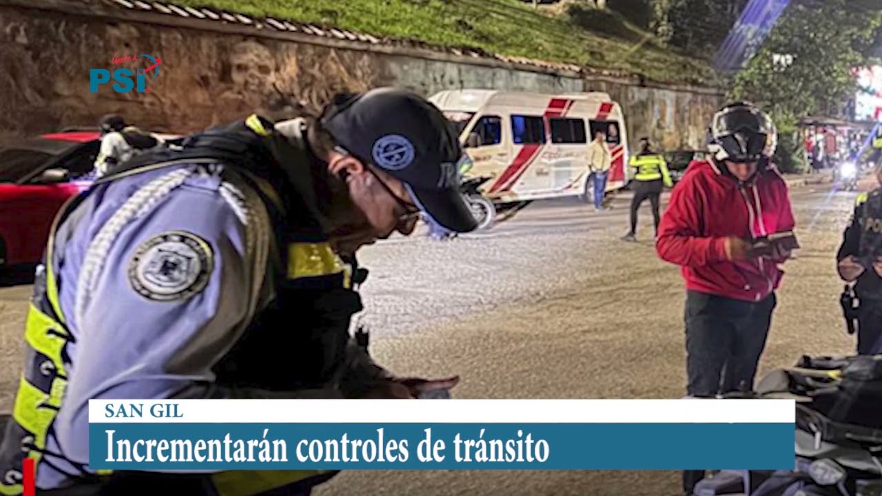 Incrementarán controles de tránsito en San Gil