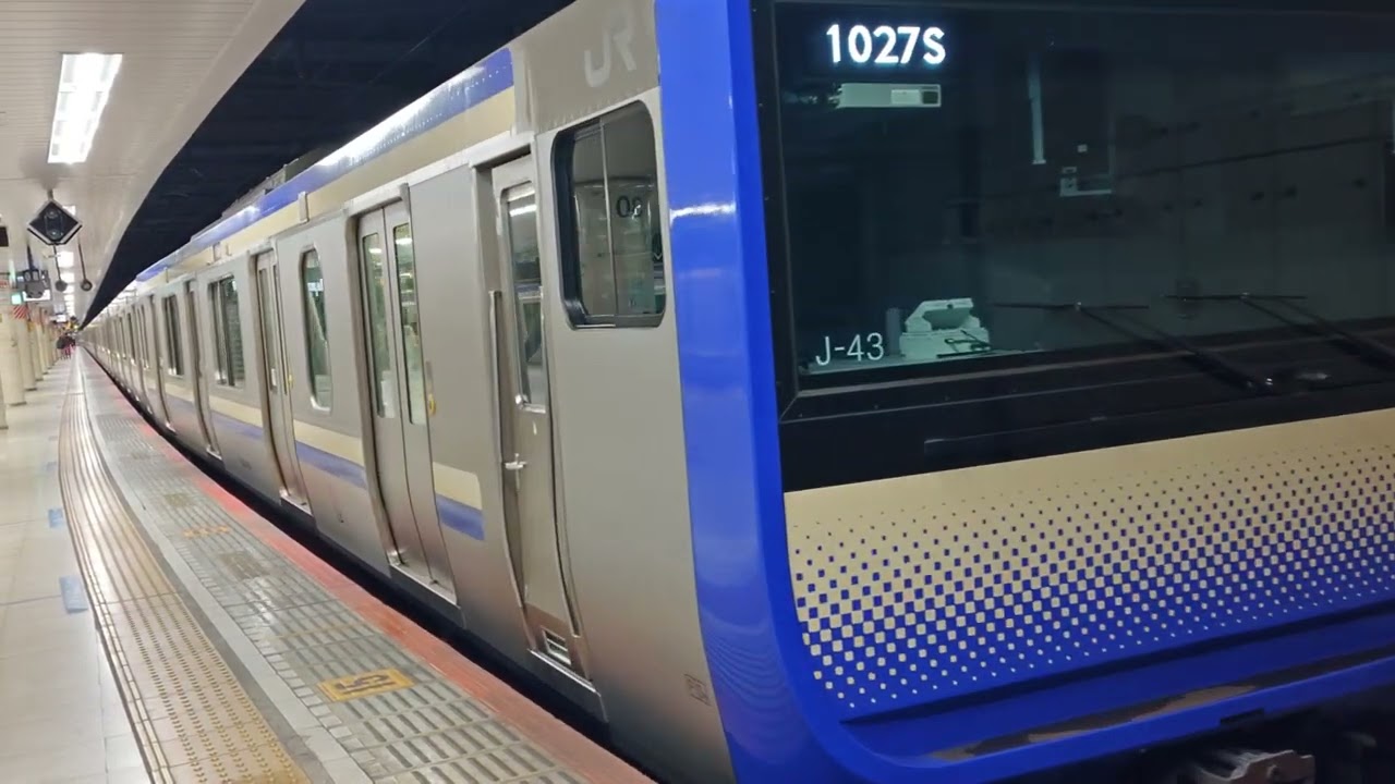 横須賀線J-43 編成＆F‐46編成🚃E235系1000番台🚃普通 逗子 行き🚃 