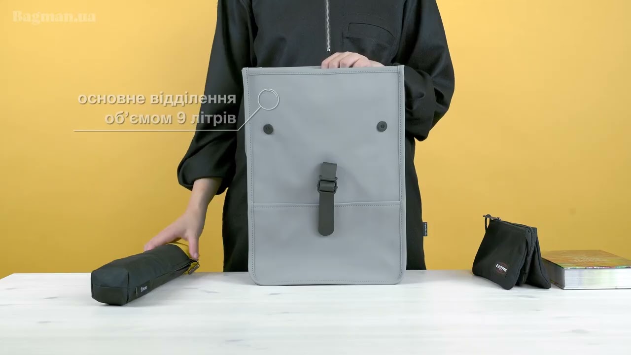 Огляд міського рюкзака Rains Backpack Mini