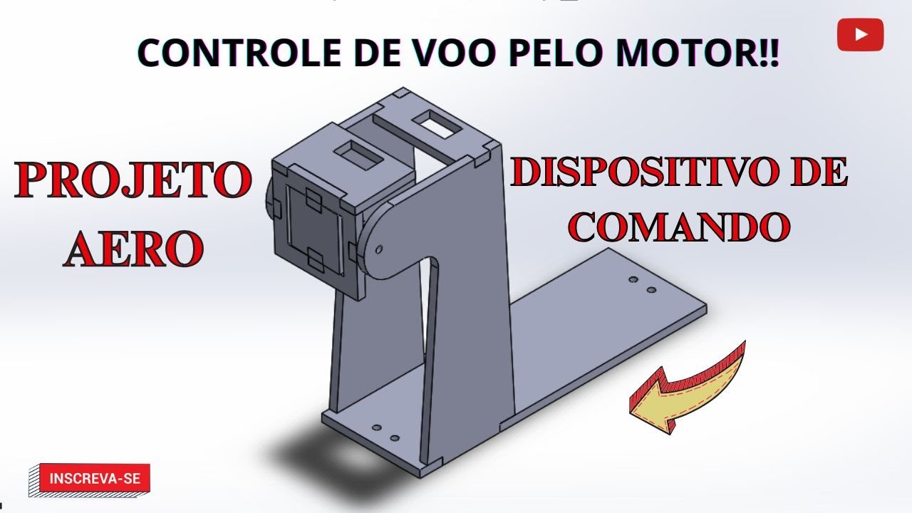Inven&ccedil;&atilde;o Incr&iacute;vel: Aeromodelo com Controle de Dire&ccedil;&atilde;o pelo Motor, DISPOSITIVO DE CONTROLE.