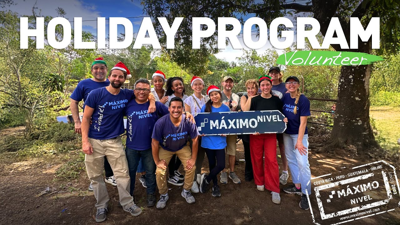 Spend Christmas & New Year Giving Back Abroad | Holiday Volunteering with Maximo Nivel 🎄❤️