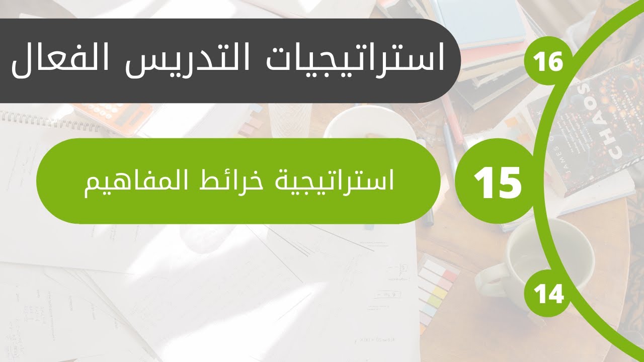 #15 استراتيجية خرائط المفاهيم | الوحدة الثالثة: استراتيجيات ما وراء المعرفة