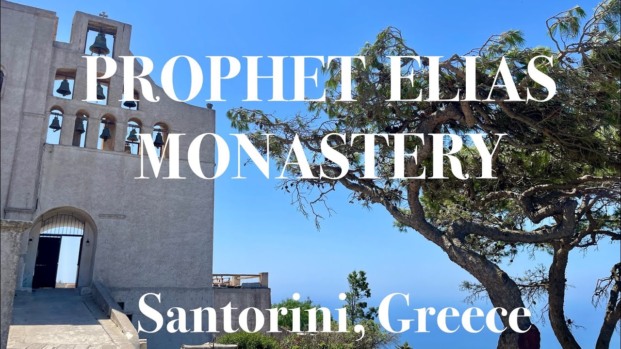 🇬🇷 САНТОРИНИ - МОНАСТЫРЬ ПРОРОКА ИЛИИ - ПЕШЕХОДНАЯ ЭКСКУРСИЯ 4K