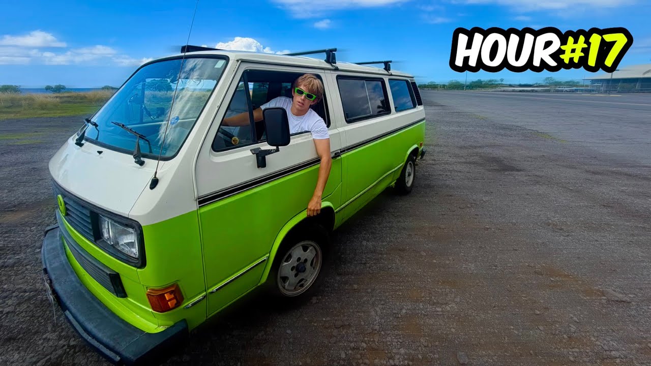 i trapped myself in my van for 24 HOURS…