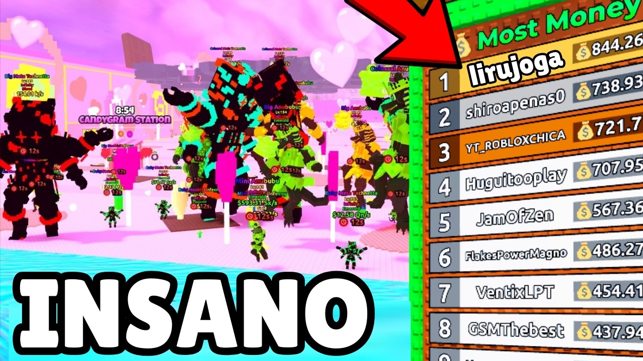 PEGUEI MUITOS INFINITYS NO ADM ABUSE EM BUSCA DO TOP MUNDIAL NO FUJA DO TSUNAMI PARA BRAINROTS