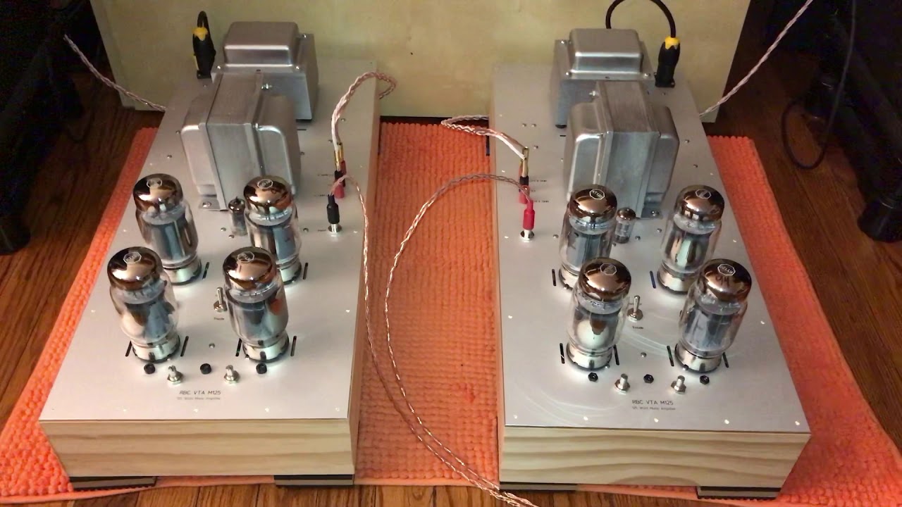 Custom made VTA M125 mono block amplifier demo
