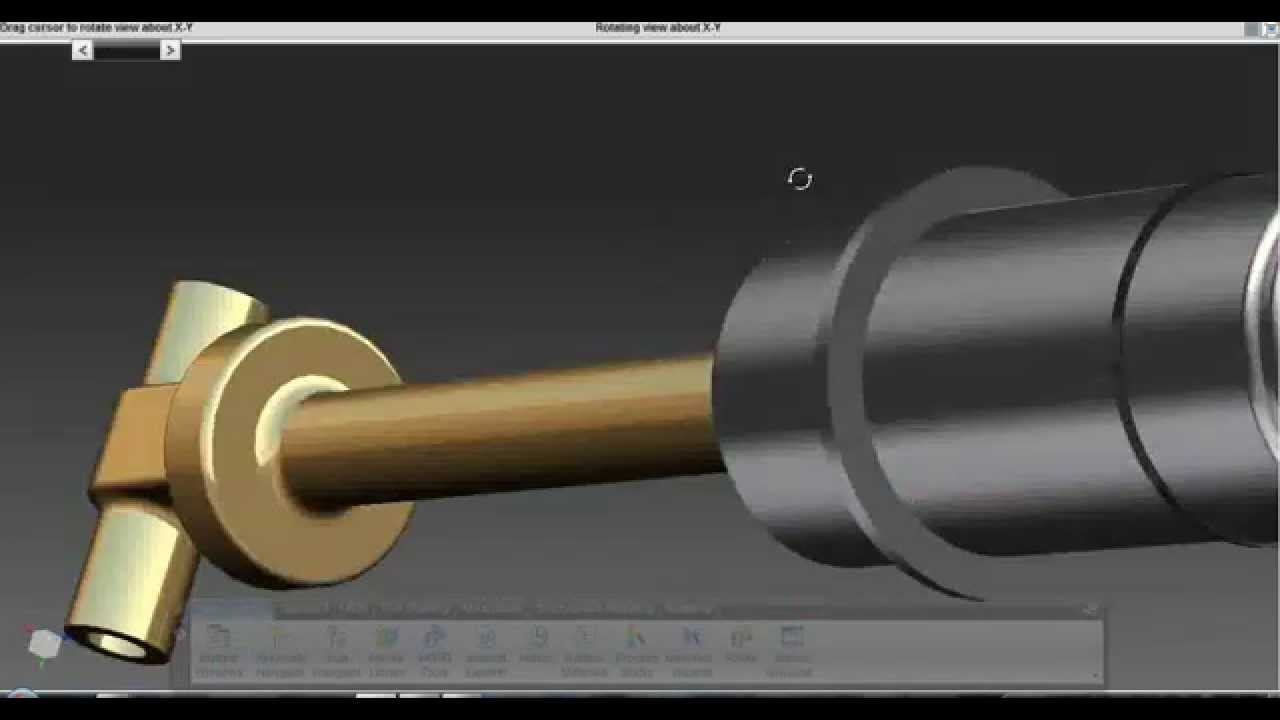 NX CAD Concept Design - SHOCK ABSORBER