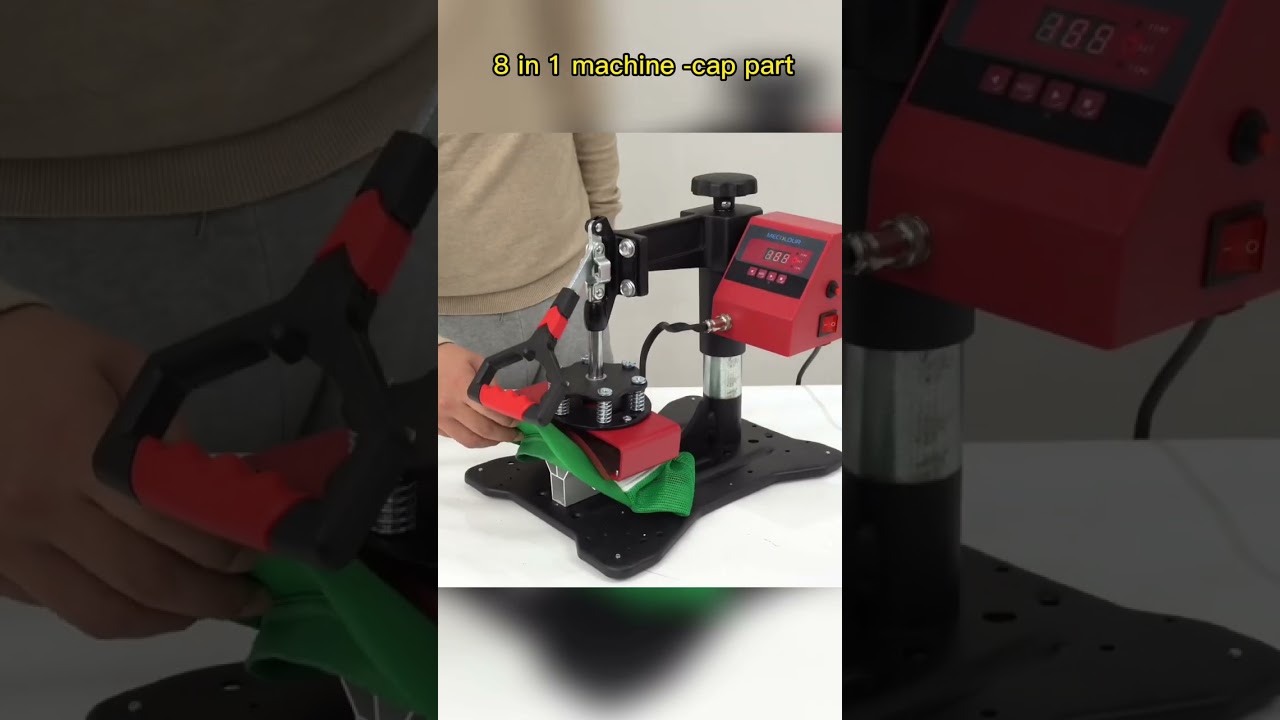 #shorts #New multifunctional #heat press #machine #diy #sublimation #Christmas #cap #shorts #gifts