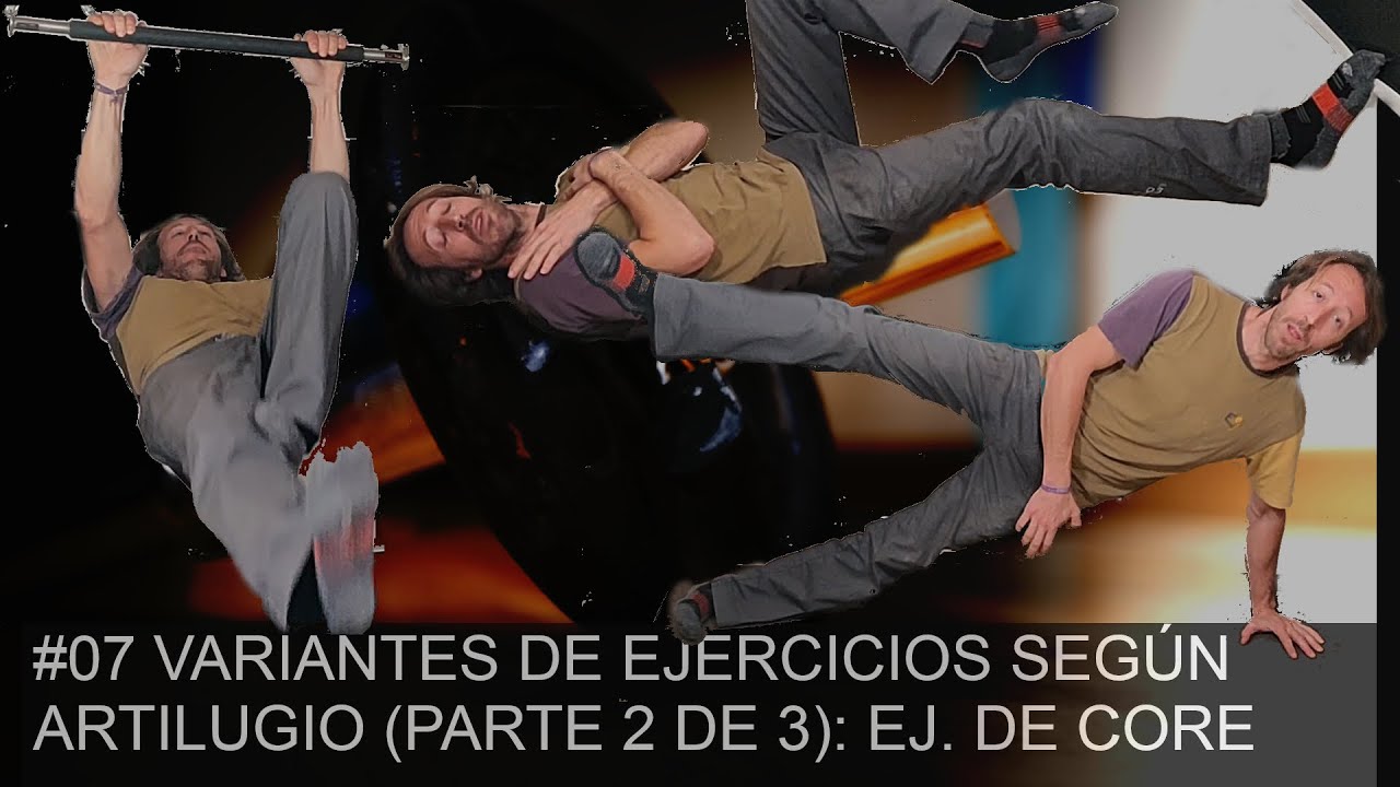 #07(2) Variantes ejercicios CORE para escalada y bloque según dificultad y artilugio