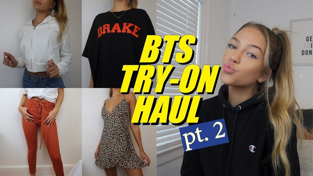 back to school haul (pt. 2): urban, brandy melville, bershka, aerie | maddie cidlik