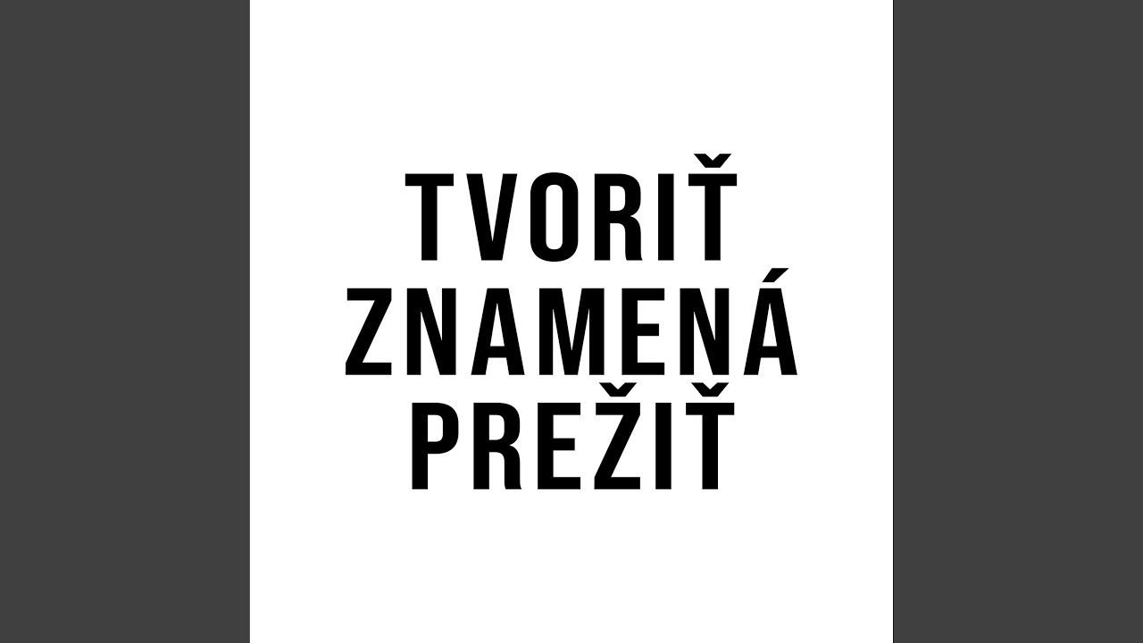 Tvorit znamena prezit