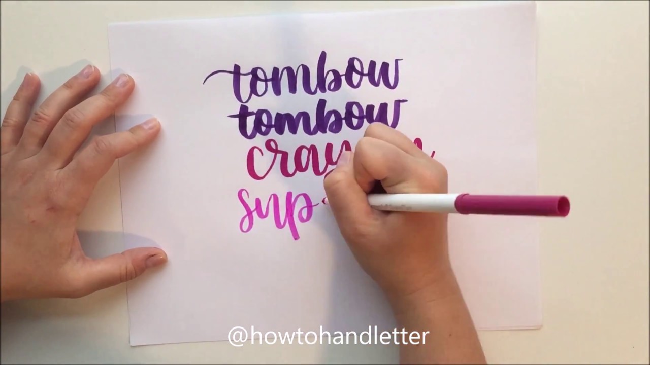 Easy (and Cheap!) Hand Lettering For Beginners Using Crayola Markers (inexpensive!)