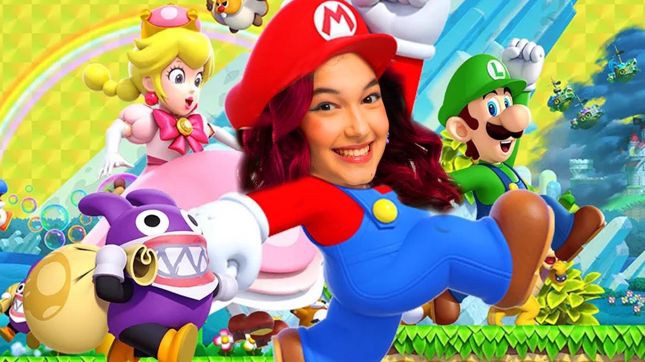 TENTAMOS SALVAR A PRINCESA PEACH NO MARIO RUN | Família Luluca