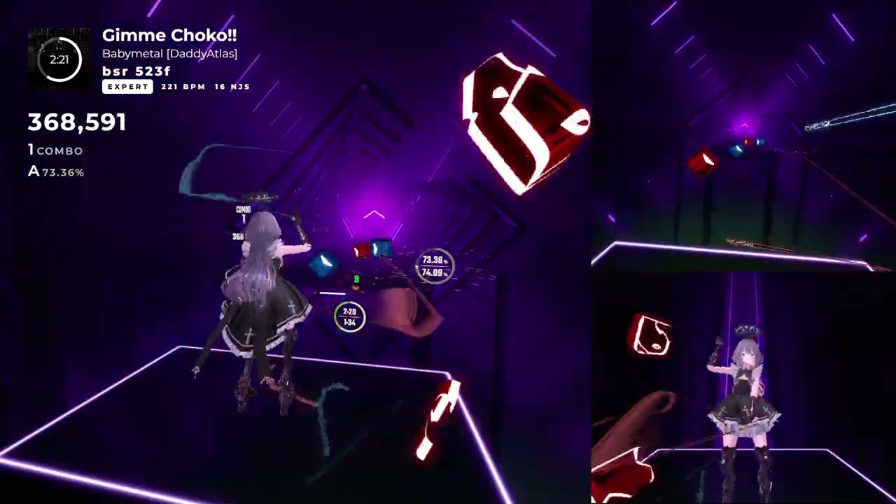 【BeatSaber】Gimme Choko!!_BABYMETAL【expert】