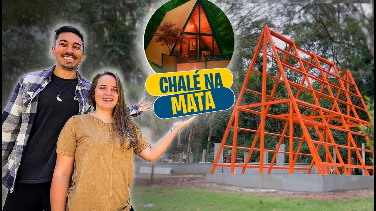 Construindo um CHALÉ NA MATA! EP01